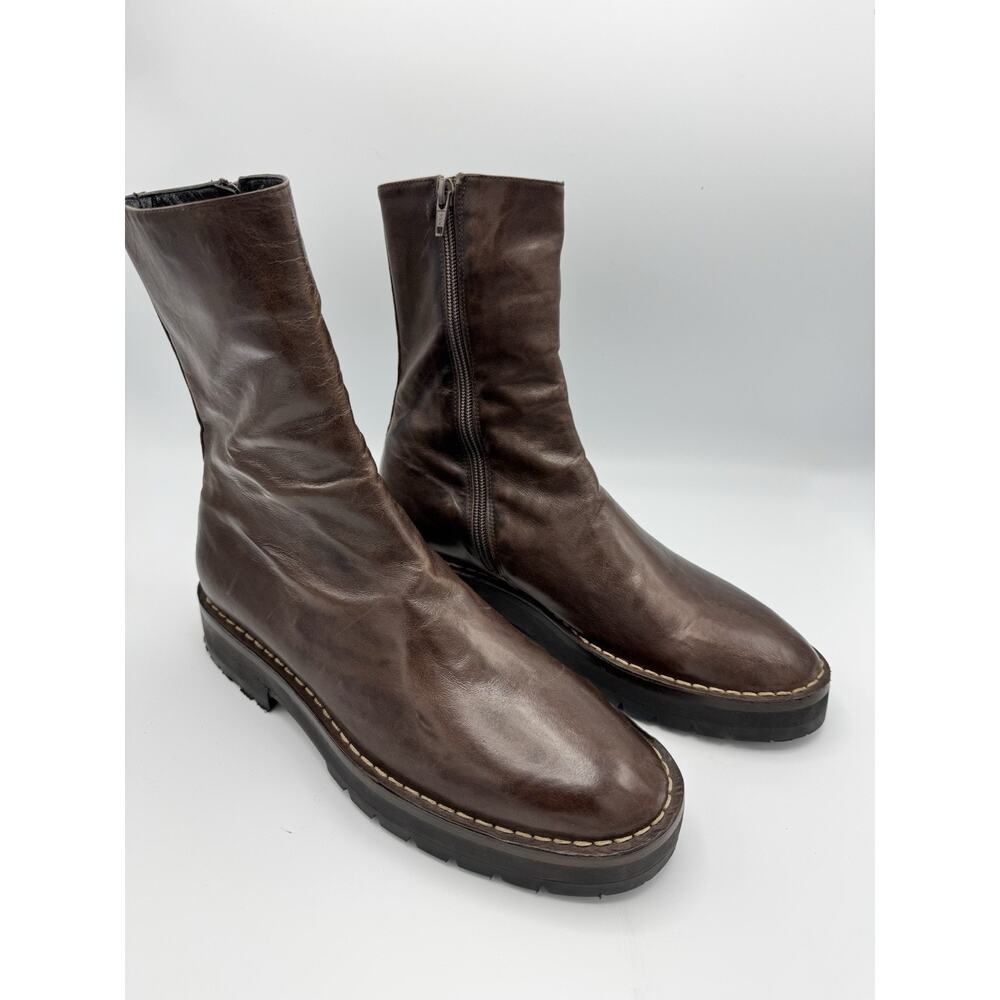 Ann Demeulemeester Women's Y2K Rare Chocolate Brown Boots Size 9